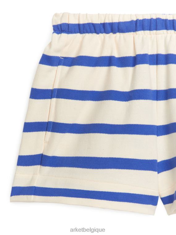 ARKET short en molleton enfants bleu/rayure T46DR1561 vêtements