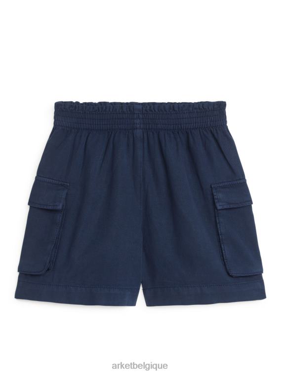 ARKET short utilitaire en lyocell enfants bleu foncé T46DR1538 vêtements
