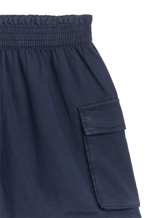ARKET short utilitaire en lyocell enfants bleu foncé T46DR1538 vêtements