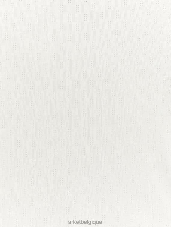 ARKET ensemble de pyjama court en pointelle enfants blanc cassé T46DR1668 vêtements