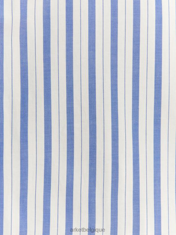 ARKET ensemble de pyjama en coton enfants bleu blanc T46DR1666 vêtements