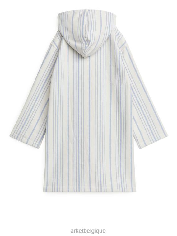 ARKET robe de plage en coton enfants blanc bleu T46DR1667 vêtements