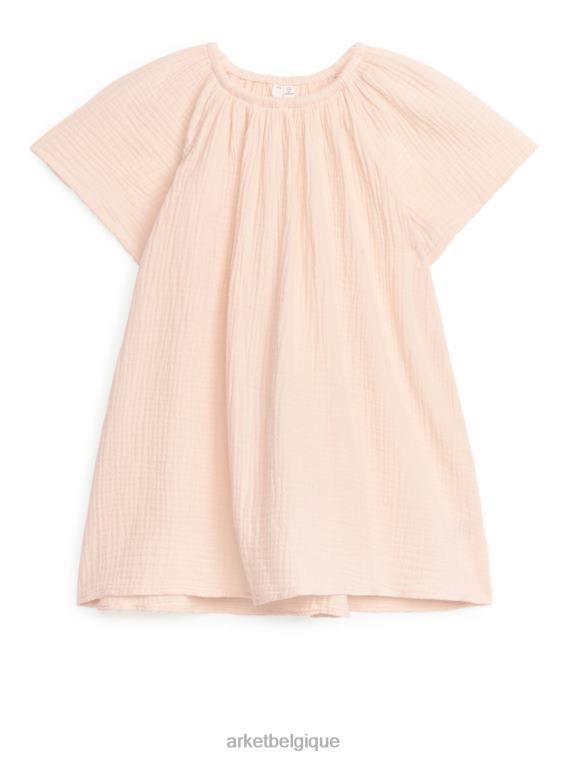 ARKET robe trapèze en étamine enfants orange clair T46DR1377 vêtements