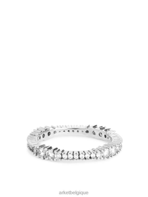 ARKET bague en strass femmes argent T46DR796 accessoires