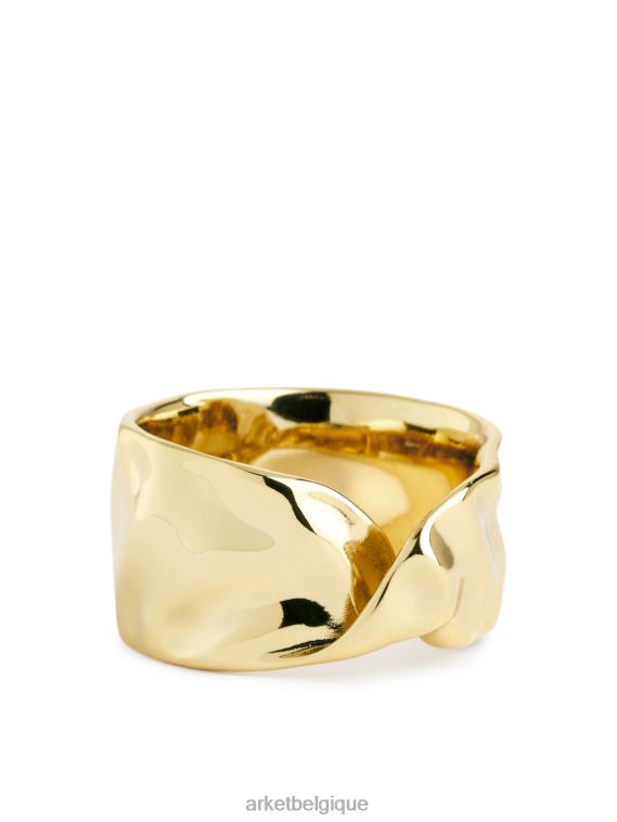 ARKET bague torsadée en plaqué or femmes or T46DR794 accessoires