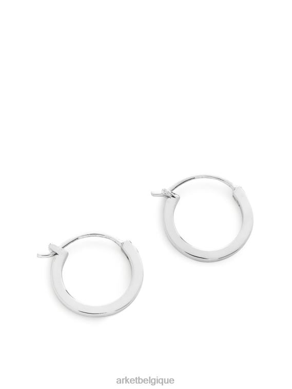 ARKET boucles d'oreilles créoles en argent sterling 17 mm femmes argent T46DR788 accessoires