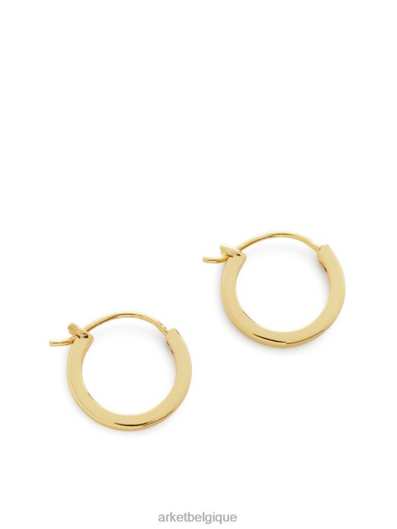 ARKET boucles d'oreilles créoles en argent sterling plaqué or 17 mm femmes or T46DR790 accessoires