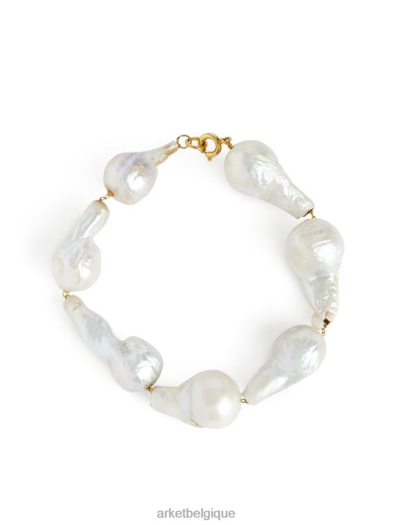 ARKET bracelet de perles d'eau douce femmes or/blanc T46DR780 accessoires