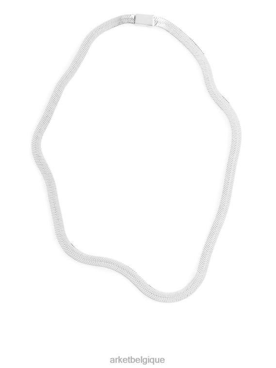 ARKET collier chaîne plaqué argent femmes argent T46DR807 accessoires