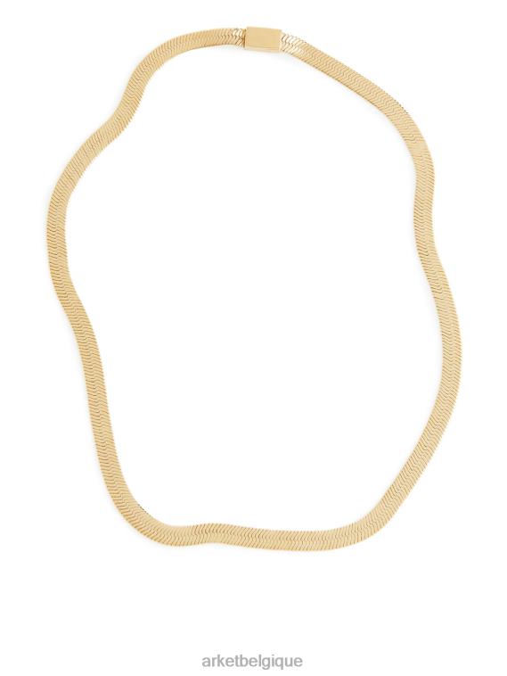 ARKET collier à chaîne plaquée or femmes or T46DR782 accessoires