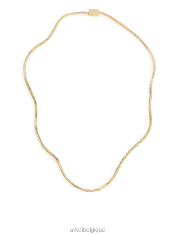 ARKET collier à chaîne plaquée or femmes or T46DR804 accessoires