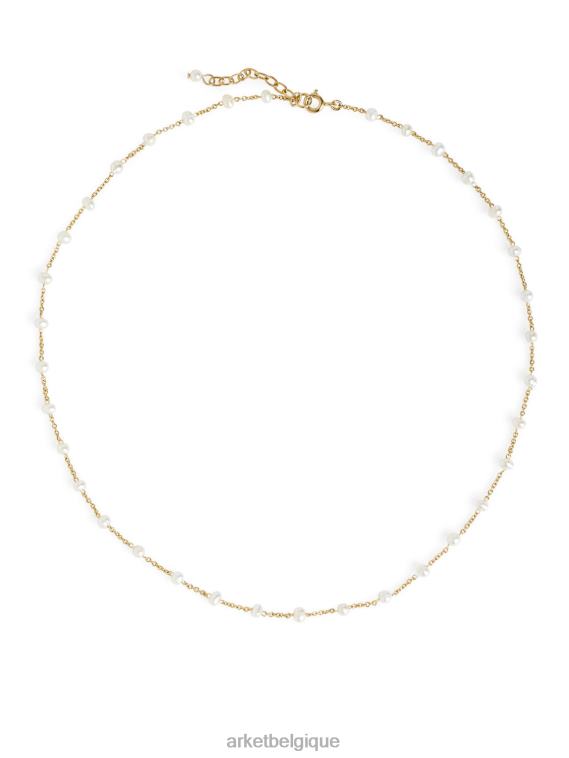 ARKET collier de perles d'eau douce femmes blanc T46DR779 accessoires