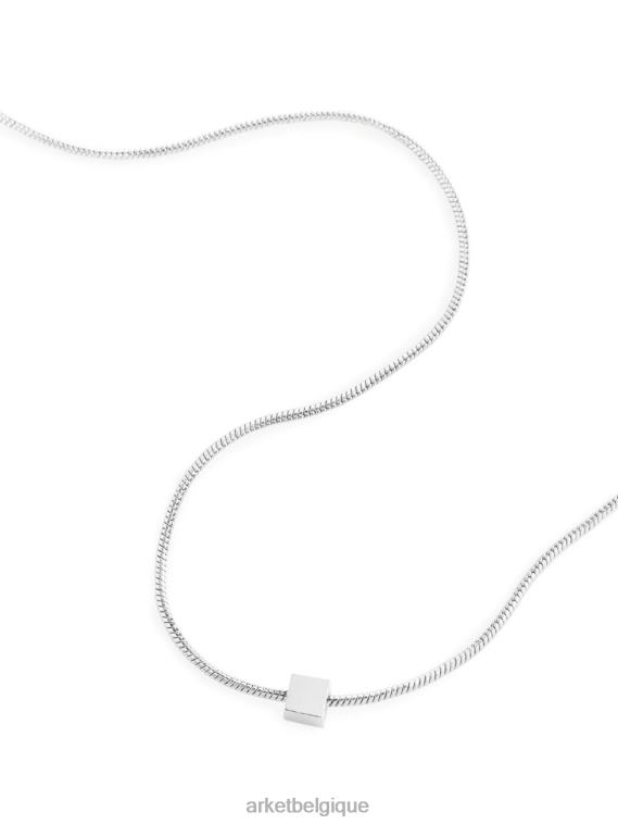 ARKET délicat collier chaîne plaqué argent femmes argent T46DR806 accessoires