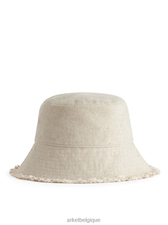 ARKET bob en lin mélangé femmes beige T46DR635 accessoires