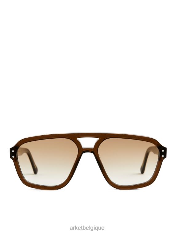ARKET lunettes de soleil monokel à jet femmes brun T46DR636 accessoires
