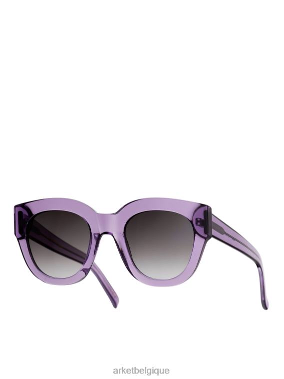 ARKET lunettes de soleil monokel lunettes de soleil cleo femmes verre dégradé lilas/gris T46DR815 accessoires