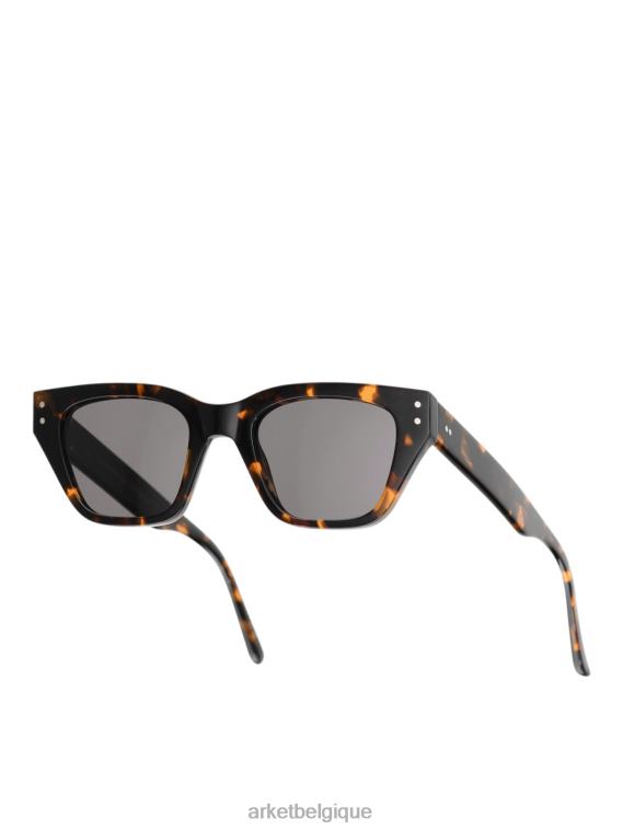 ARKET lunettes monokel lunettes de soleil memphis femmes lentille solide havane/gris T46DR813 accessoires