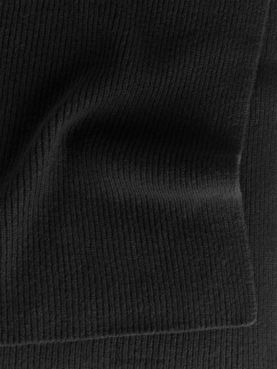 ARKET écharpe en cachemire mélangé femmes noir T46DR842 accessoires