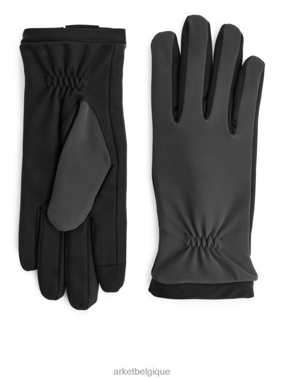 ARKET gants softshell hestra lexi femmes gris foncé T46DR909 accessoires