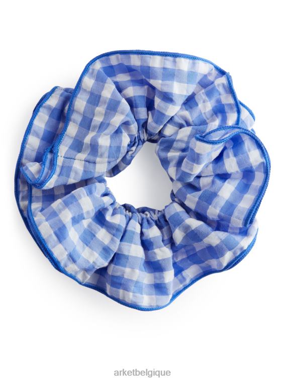 ARKET chouchou surdimensionné femmes bleu blanc T46DR852 accessoires