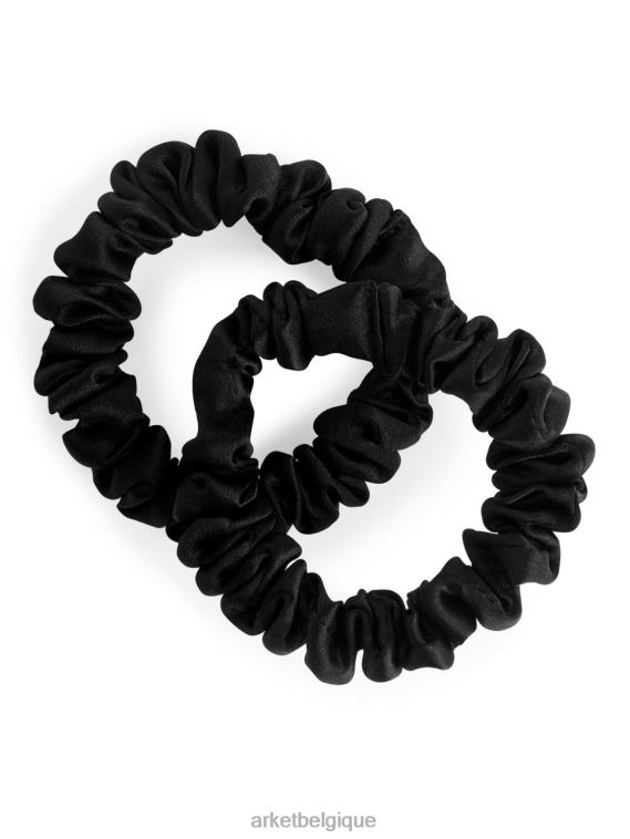 ARKET chouchous en soie femmes noir T46DR876 accessoires