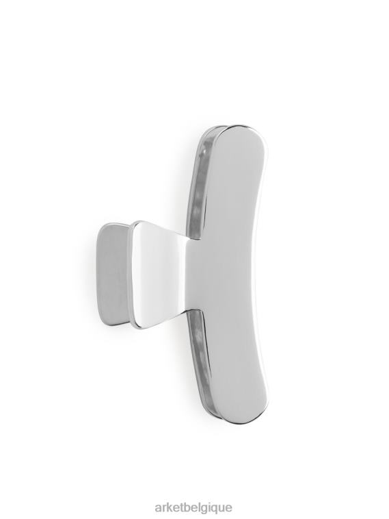 ARKET griffe à cheveux métallique femmes argent T46DR872 accessoires