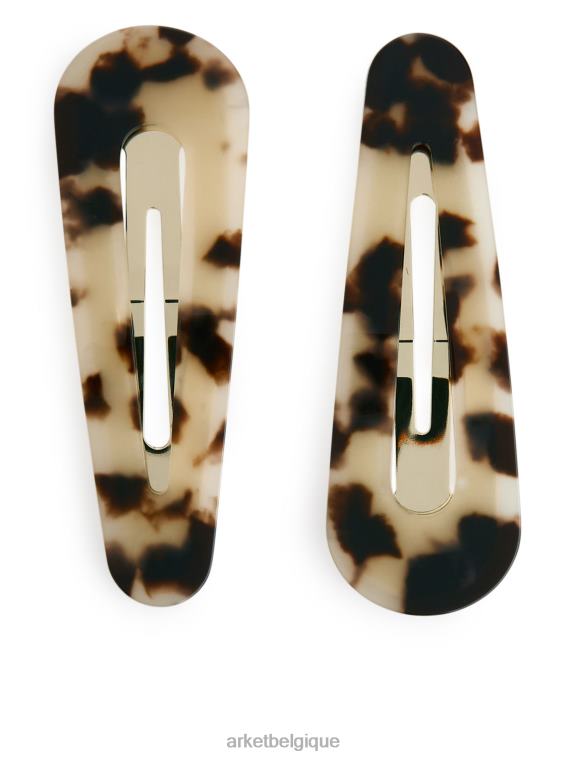 ARKET pinces à cheveux lot de 2 femmes tortue T46DR854 accessoires