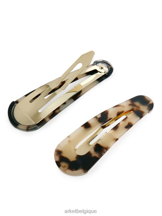 ARKET pinces à cheveux lot de 2 femmes tortue T46DR854 accessoires