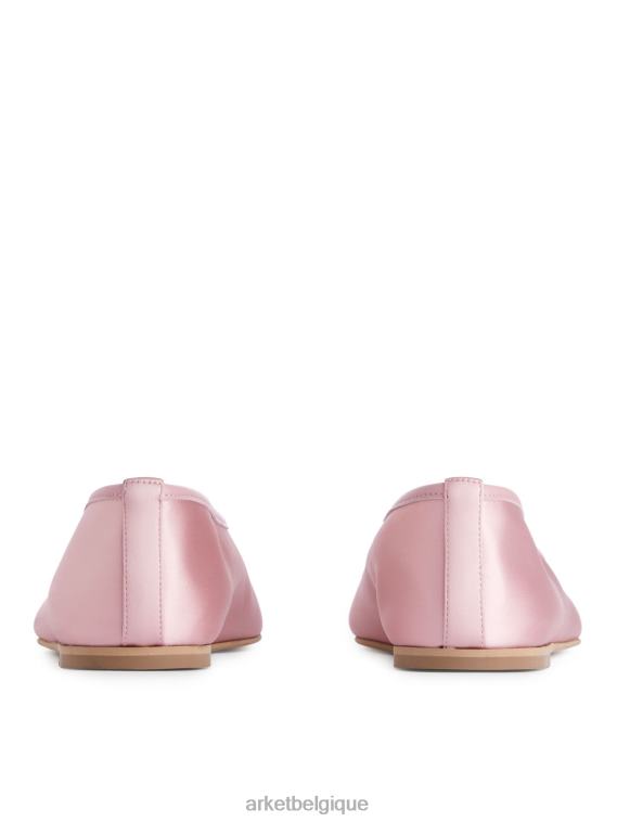 ARKET ballerines en satin femmes rose T46DR718 chaussure