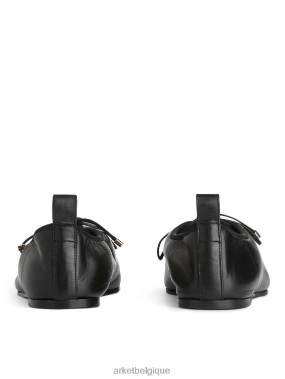 ARKET chaussures derby à lacets femmes noir T46DR720 chaussure