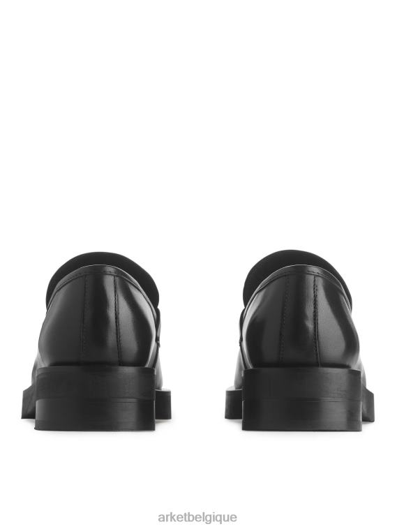 ARKET mocassins en cuir femmes noir T46DR682 chaussure