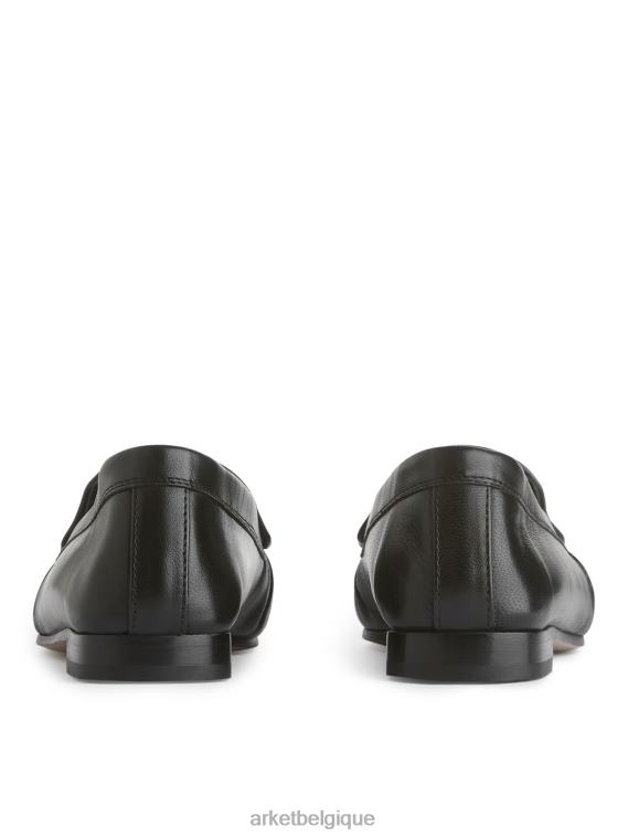 ARKET mocassins en cuir femmes noir T46DR683 chaussure