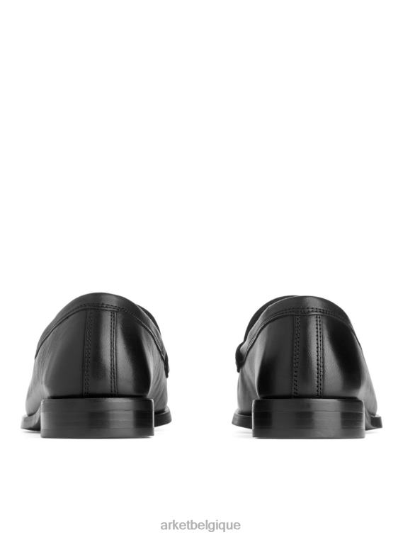 ARKET mocassins en cuir femmes noir T46DR686 chaussure