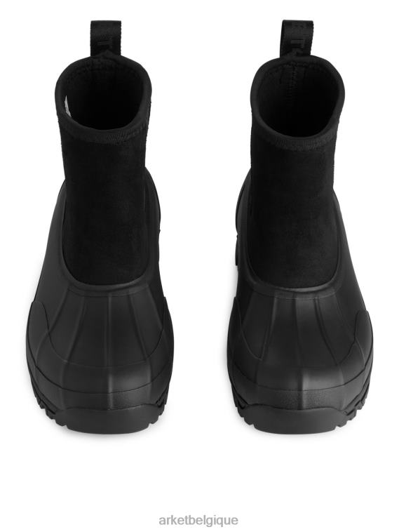 ARKET bottes hybrides tretorn ahus femmes noir T46DR728 chaussure