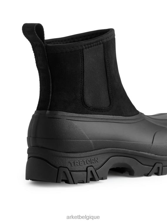 ARKET bottes hybrides tretorn ahus femmes noir T46DR728 chaussure