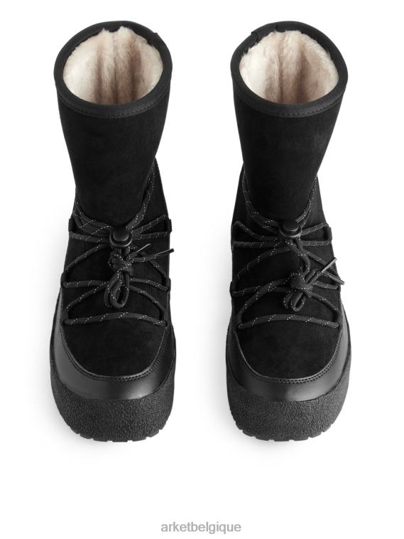 ARKET bottes hybrides tretorn aspa femmes noir T46DR730 chaussure