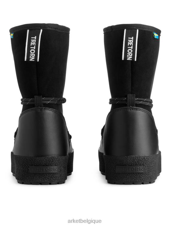 ARKET bottes hybrides tretorn aspa femmes noir T46DR730 chaussure