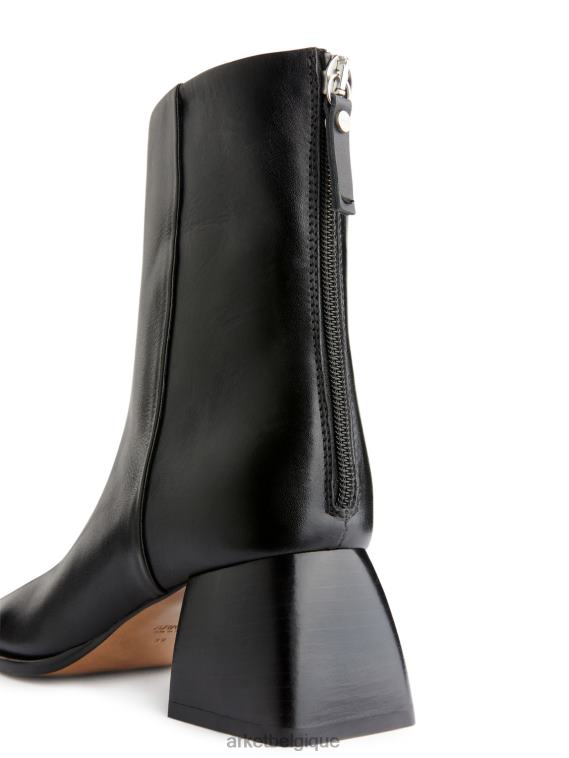 ARKET bottines en cuir femmes noir T46DR700 chaussure