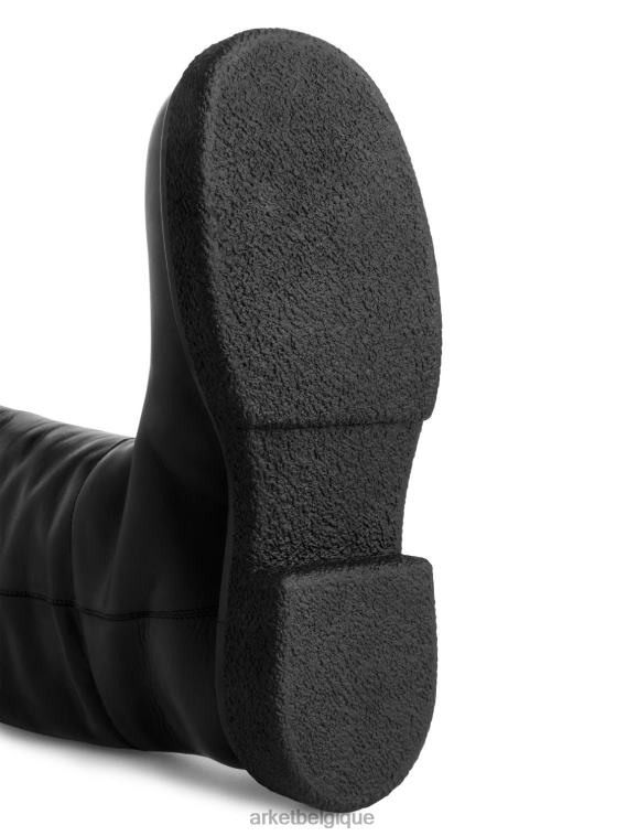 ARKET cuissardes en cuir femmes noir T46DR735 chaussure