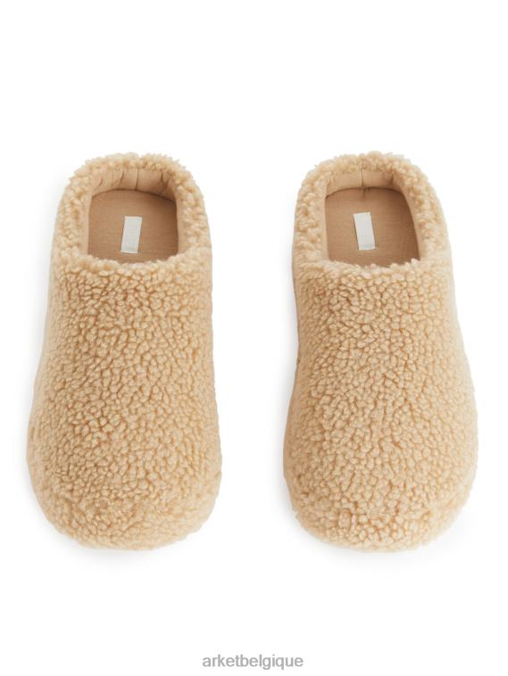 ARKET pantoufle d'intérieur femmes beige T46DR523 chaussure