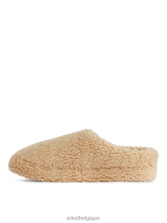 ARKET pantoufle d'intérieur femmes beige T46DR523 chaussure