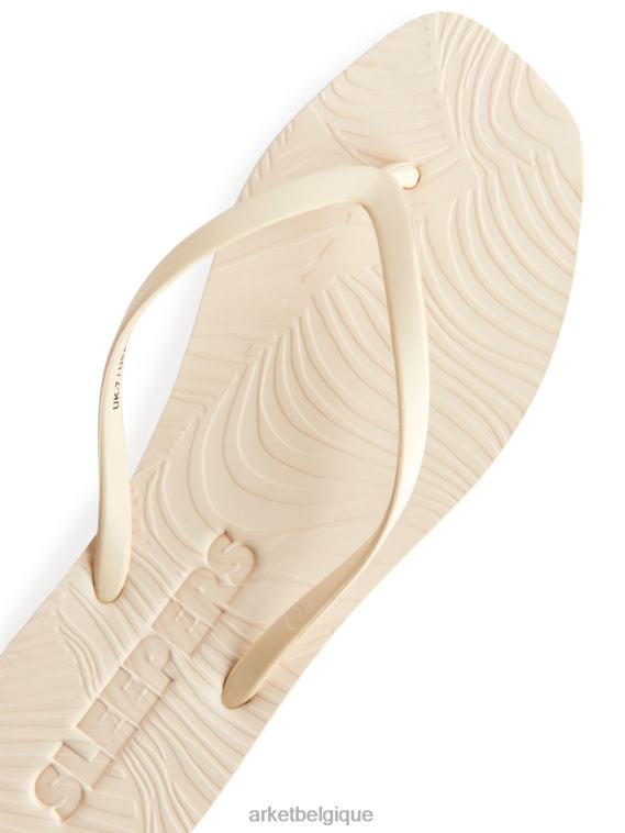 ARKET tongs fuselées femmes Lait de poule T46DR708 chaussure