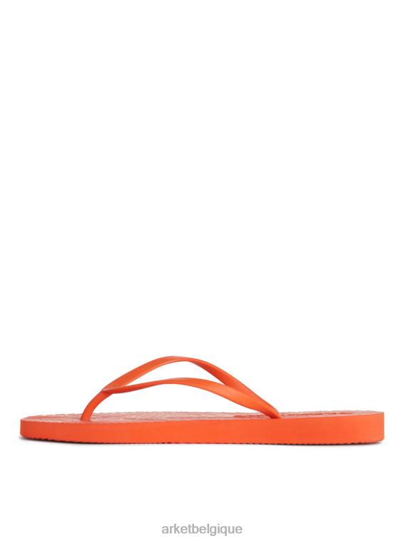 ARKET tongs fuselées femmes orange T46DR710 chaussure