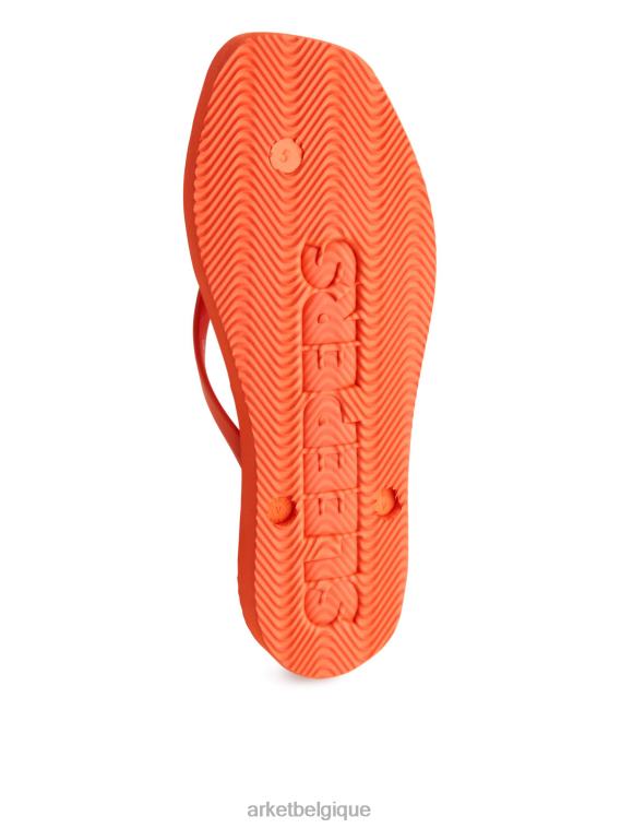 ARKET tongs fuselées femmes orange T46DR710 chaussure