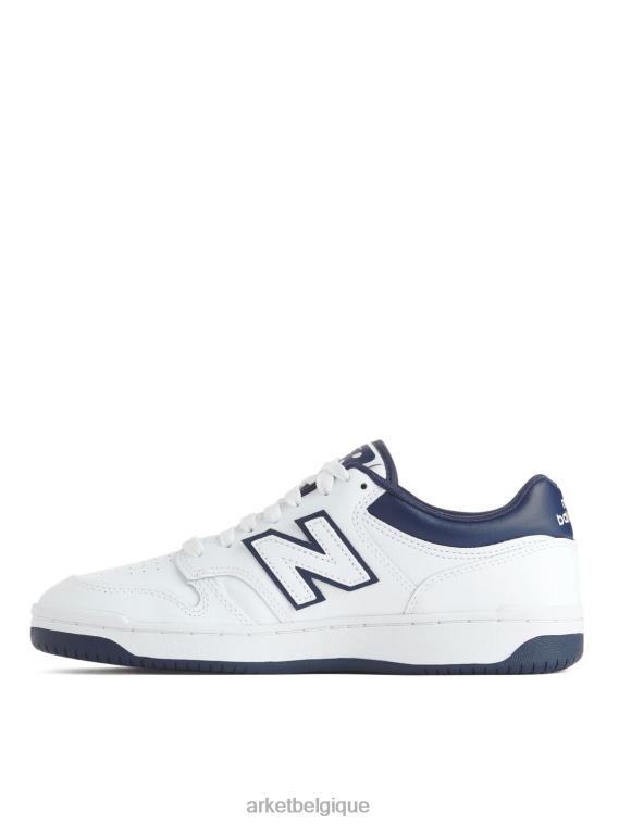 ARKET baskets new balance 480 femmes blanc bleu T46DR658 chaussure