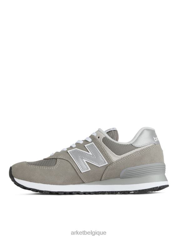 ARKET baskets new balance 574 femmes vert feuille gris T46DR652 chaussure