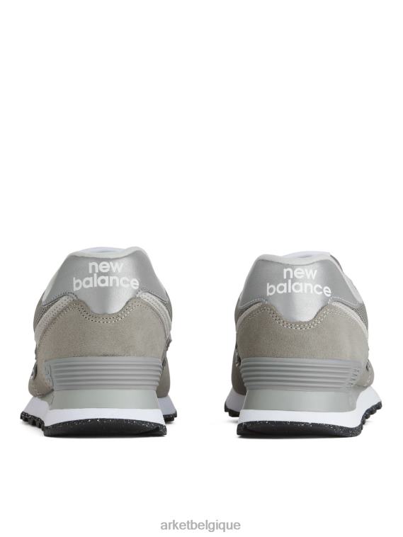 ARKET baskets new balance 574 femmes vert feuille gris T46DR652 chaussure