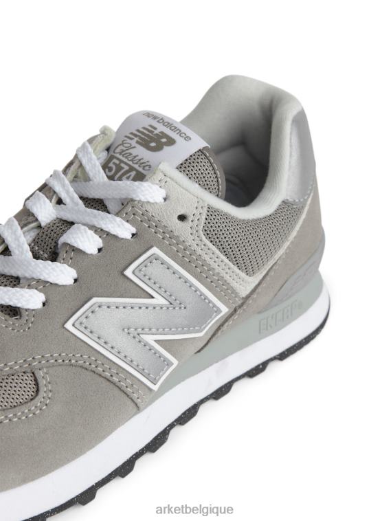ARKET baskets new balance 574 femmes vert feuille gris T46DR652 chaussure