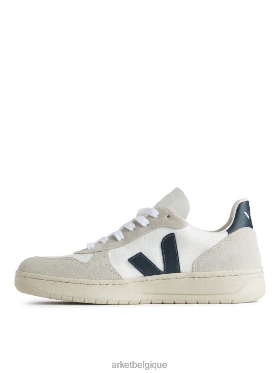 ARKET baskets veja v-10 femmes blanc bleu T46DR679 chaussure