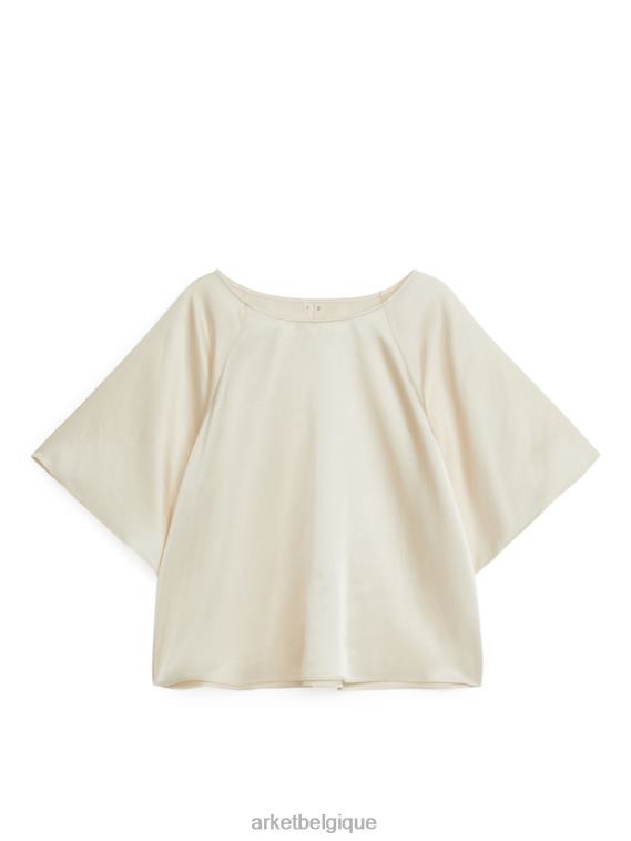 ARKET haut tissé femmes blanc cassé T46DR20 vêtements